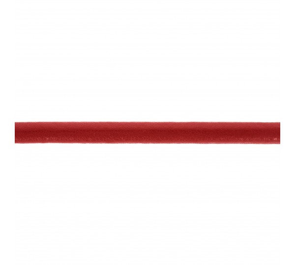 Tira Redonda Vermelho de Couro Sintético 5mm