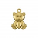 Pingente Urso Ouro 18mm