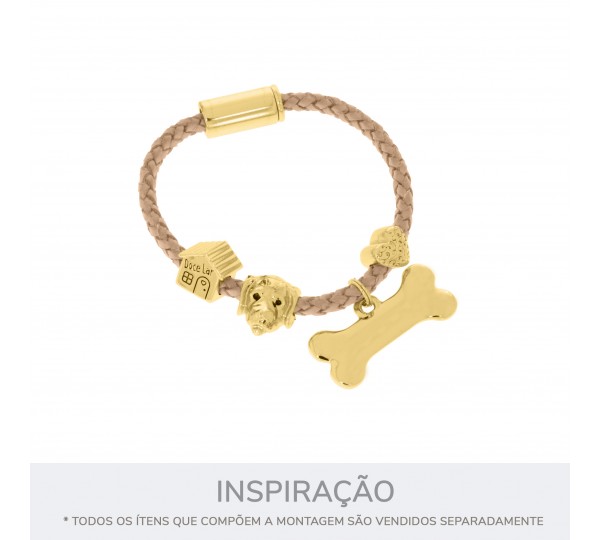 Fecho Tubo Imã Ouro 19mm