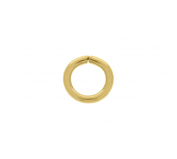 Argola de Montagem Redonda Ouro 10mm