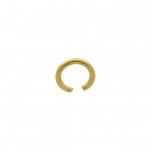 Argola de Montagem Redonda Ouro 6,50mm