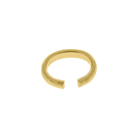 Argola de Montagem Redonda Ouro 10mm