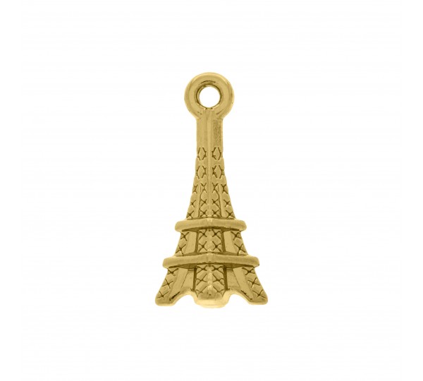 Pingente Torre Eiffel Ouro 19mm