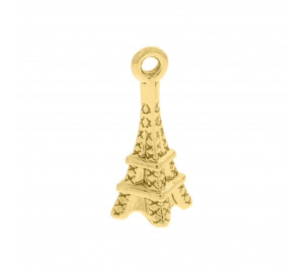 Pingente Torre Eiffel Ouro 19mm