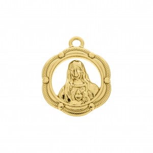 Pingente Nossa Senhora Ouro 28mm