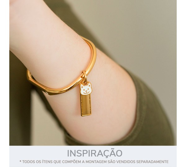 Pingente Medalha Ouro Lisa 30mm