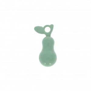 Pingente Pera com Pintura Verde 21mm