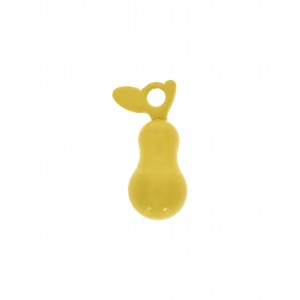Pingente Pera com Pintura Amarela 21mm