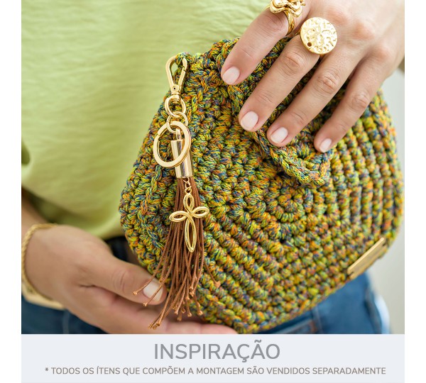 Argola para Chaveiro Ouro 28mm