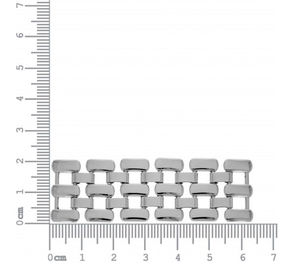 Montagem para Pulseira Tramada Níquel 76mm