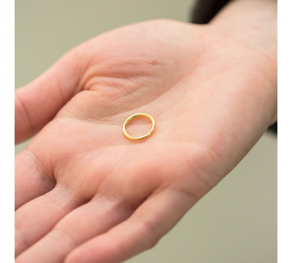 Argola Injetada Ouro 13mm