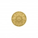 Botão Flor Arabesco Ouro 26mm