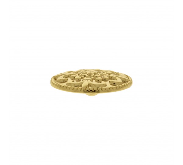 Botão Flor Arabesco Ouro 26mm