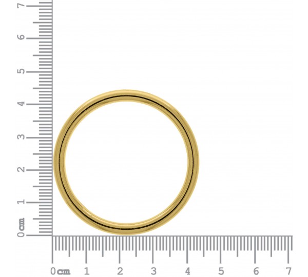 Argola Redonda Ouro 44mm