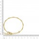 Bracelete Olho Grego Dourado com Strass 66mm