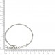 Bracelete Olho Grego Níquel com Strass 66mm
