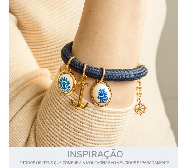 Pingente Âncora Ouro 34mm