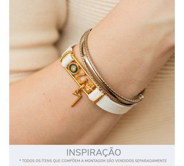 Pingente Mini Número 7 Ouro 16mm