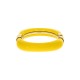 Bracelete Acrílico Amarelo com Ouro 78mm