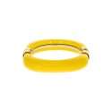 Pulseira Quadrada Ouro com Amarelo 78mm