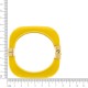 Bracelete Acrílico Amarelo com Ouro 78mm