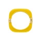 Pulseira Quadrada Ouro com Amarelo 78mm