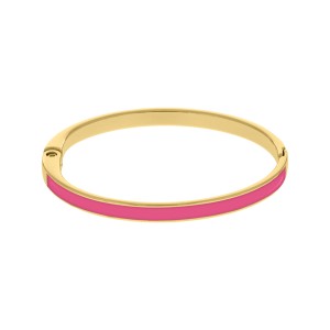 Pulseira Ouro com Rosa Pink 67mm