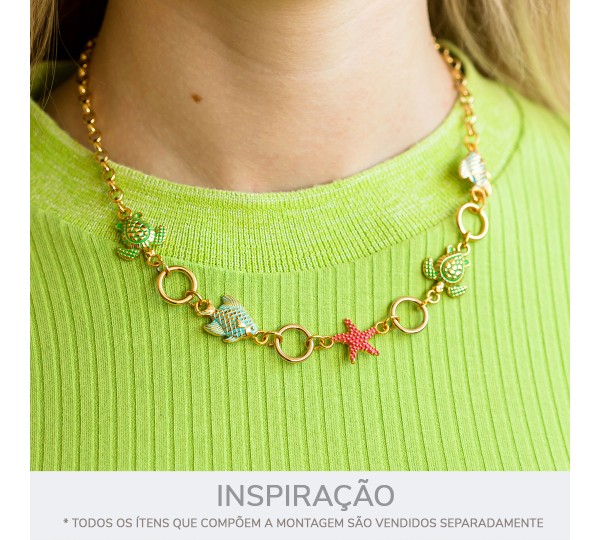 Conjunto Marítimo Níquel com Resina Colorida