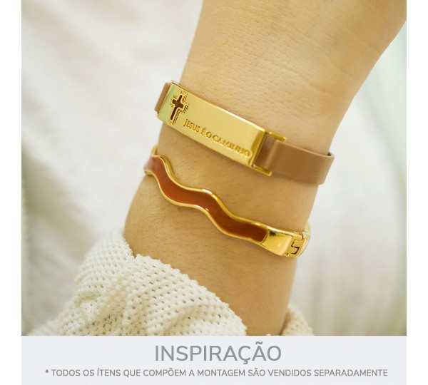 Passa Tira Jesus é o Caminho Ouro 52mm