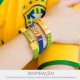 Pingente Brasil Ouro com Strass 34mm