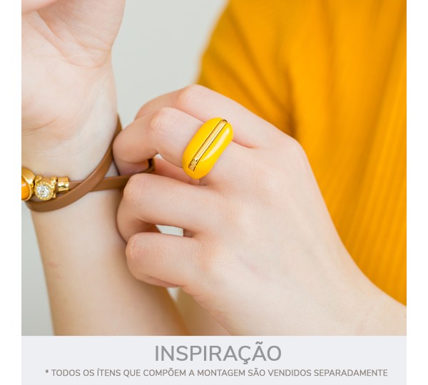 Tira Chata Caramelo 5mm