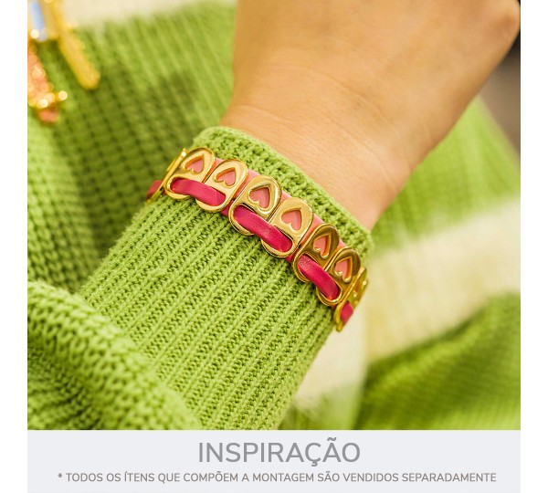 Tira Chata Rosa Pink 5mm