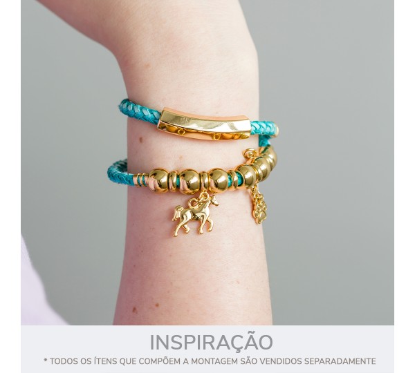 Pingente Cavalo Ouro 19mm