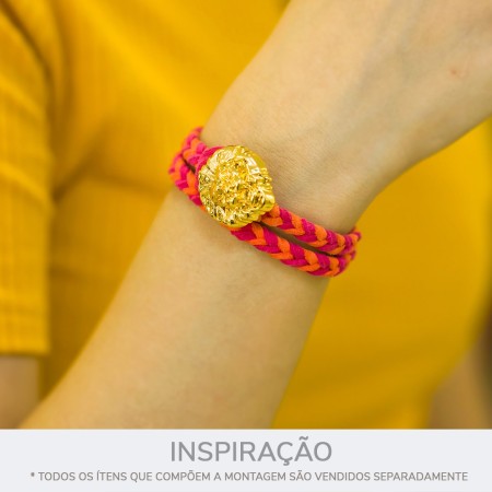 Tira Camurça Laranja 3mm