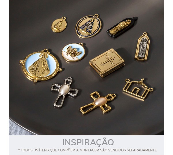 Pingente Igreja Trancoso Ouro 32mm
