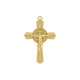 Pingente Crucifixo São Bento Ouro 51mm