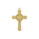 Pingente Crucifixo São Bento Ouro 51mm
