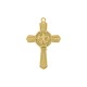 Pingente Crucifixo São Bento Ouro 51mm