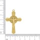 Pingente Crucifixo São Bento Ouro 51mm