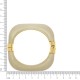 Bracelete Quadrado Dourado com Pérola 78mm