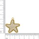 Pingente Estrela-do-Mar Ouro com Pérola 34mm