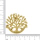 Pingente Árvore da Vida Vazada Ouro 46mm