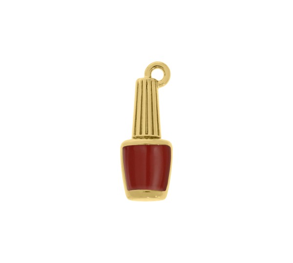 Pingente Esmalte Ouro 22mm