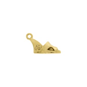 Pingente Sapato Ouro 19mm