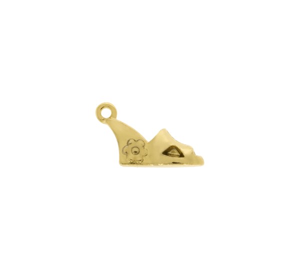 Pingente Sapato Ouro 19mm