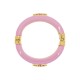 Pulseira Amor Ouro com Rosa 78mm