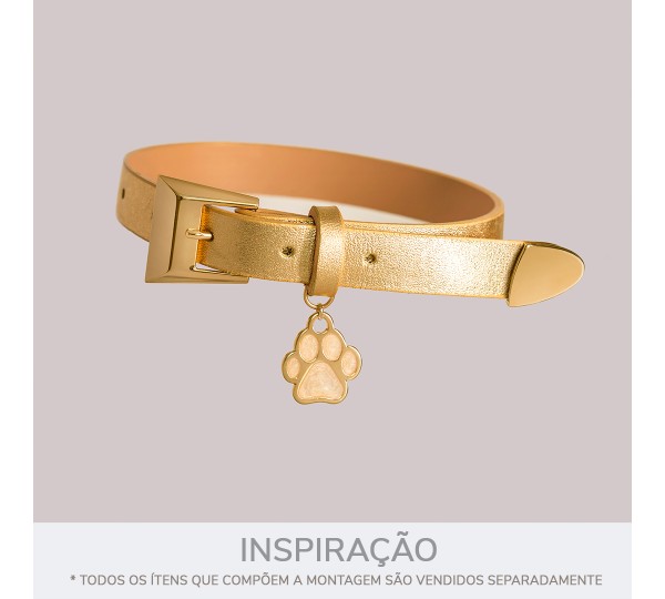 Pingente Patinha Ouro com Pérola 27mm