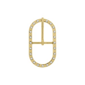 Fivela Ouro com Strass 72mm