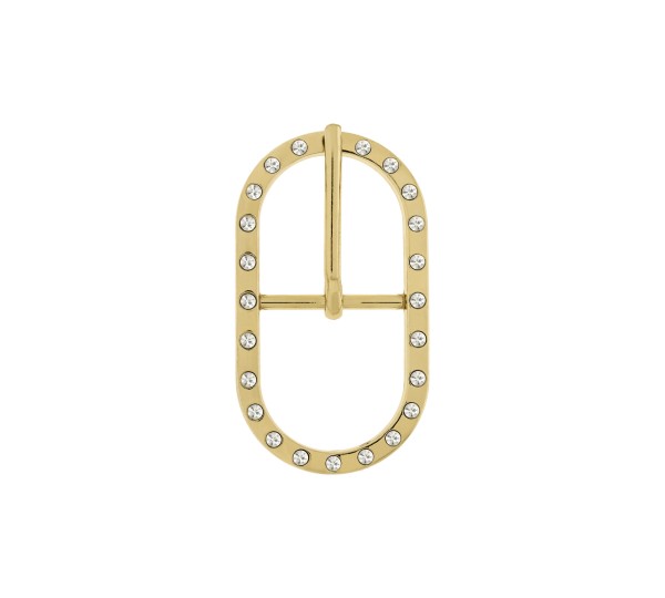 Fivela Ouro com Strass 72mm