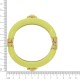 Bracelete Acrílico Verde Lima com Dourado 78mm